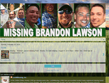 Tablet Screenshot of missingbrandonlawson.com